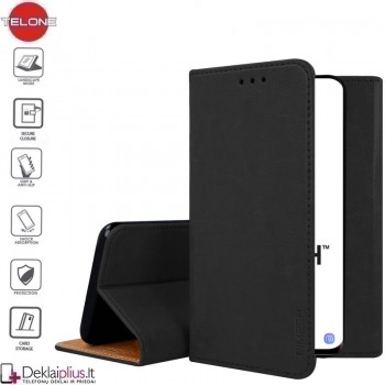 Telone grynos odos dėklas - juodas (telefonui Xiaomi Mi 11 Ultra) Telone grynos odos dėklas - juodas (telefonui Xiaomi Mi 11 Ultra)